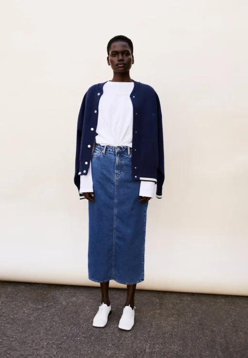 Damen armedangels Jeansrock aus recycelter Baumwolle KAALYKE