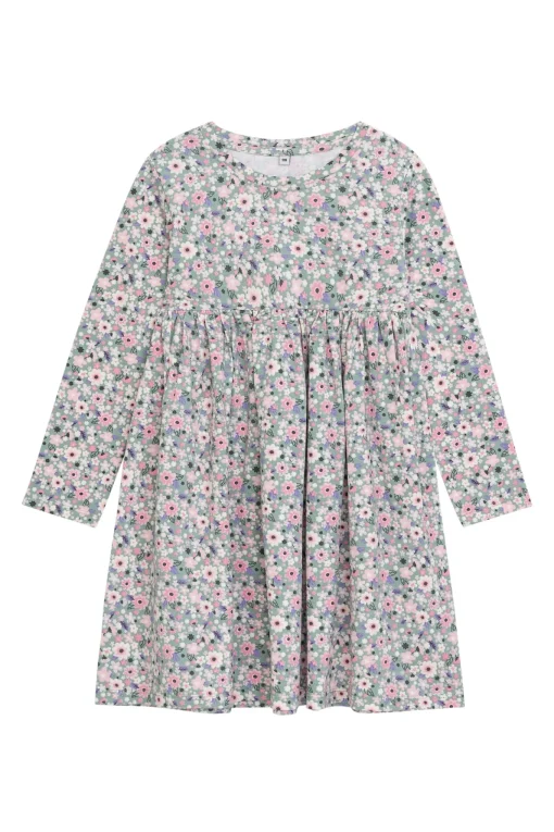 Kinder DANAMADE Jersekleid allover Druck mit Glitter