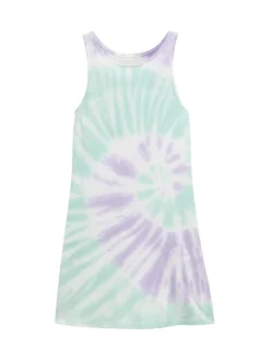 Kinder Tom Tailor Denim Jersey Mini-Kleid im Batik-Look