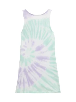 Kinder Tom Tailor Denim Jersey Mini-Kleid im Batik-Look