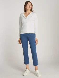 Damen Tommy Hilfiger Jersey-Cardigan mit Rundhalsausschnitt