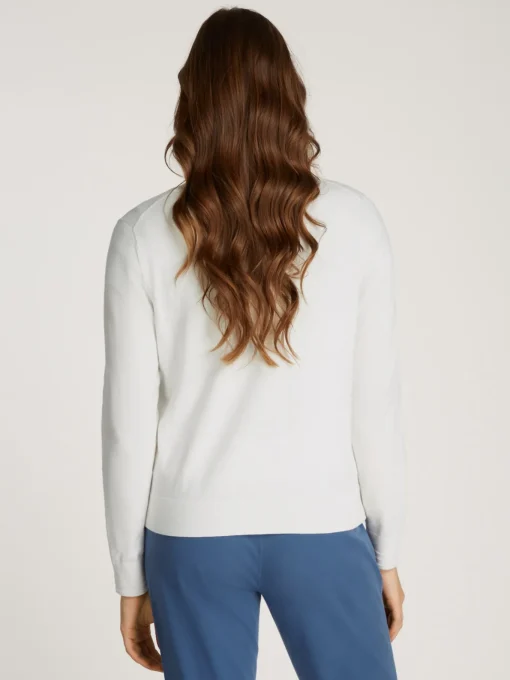 Damen Tommy Hilfiger Jersey-Cardigan mit Rundhalsausschnitt