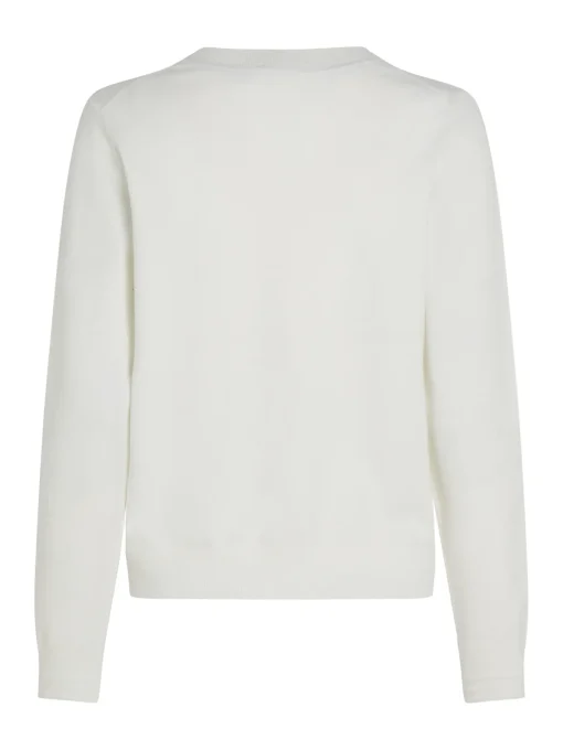 Damen Tommy Hilfiger Jersey-Cardigan mit Rundhalsausschnitt