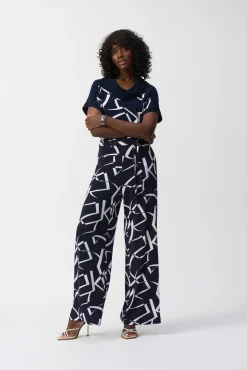 Damen Ribkoff Jerseyhose