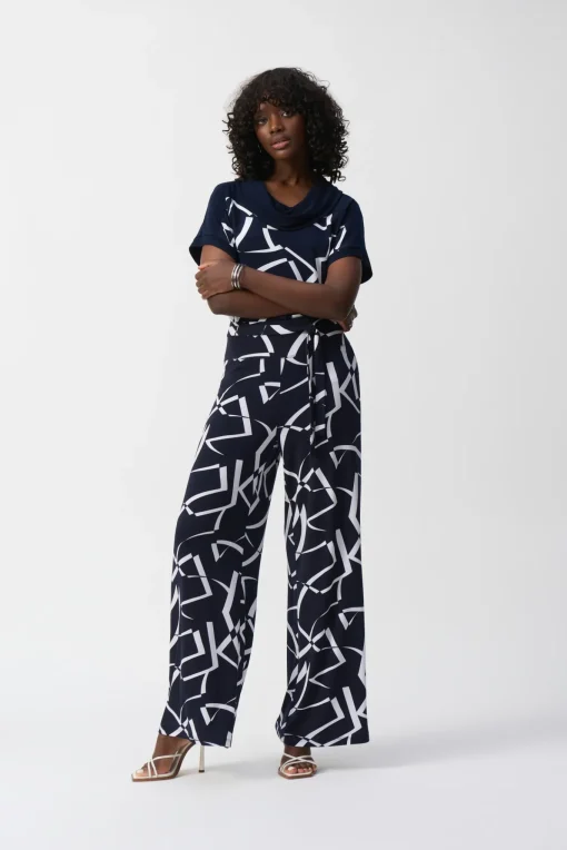 Damen Ribkoff Jerseyhose