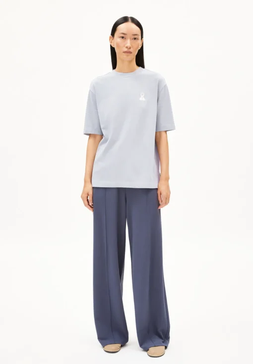 Damen armedangels Jerseyhose aus LENZING™ ECOVERO™ Viskose Mix JONVAALIE PUNTO