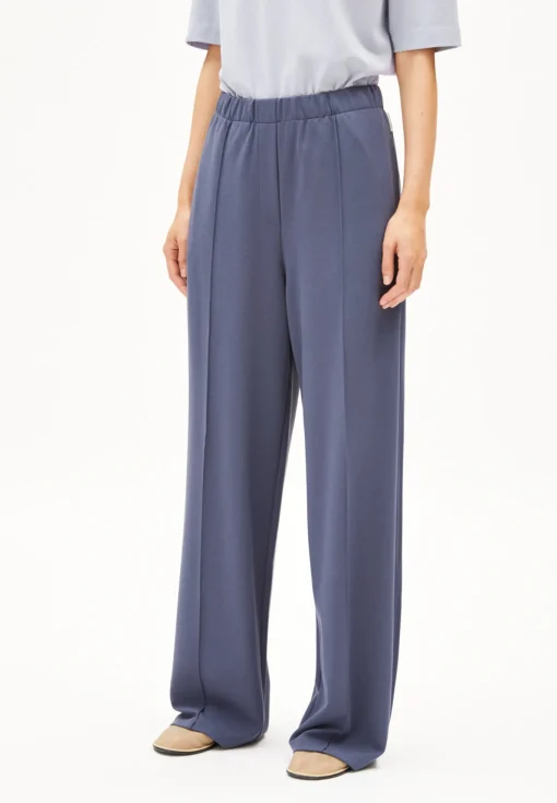 Damen armedangels Jerseyhose aus LENZING™ ECOVERO™ Viskose Mix JONVAALIE PUNTO