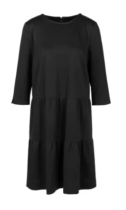 Damen Marc Cain Jerseykleid mit Stufenvolants