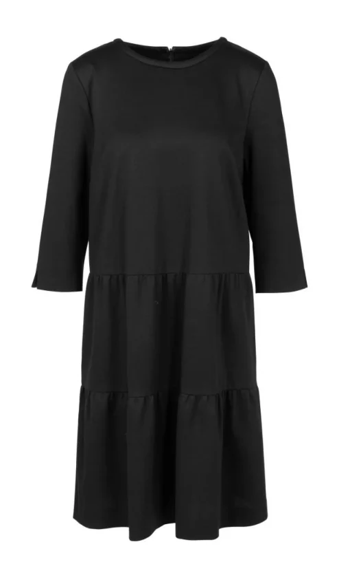 Damen Marc Cain Jerseykleid mit Stufenvolants
