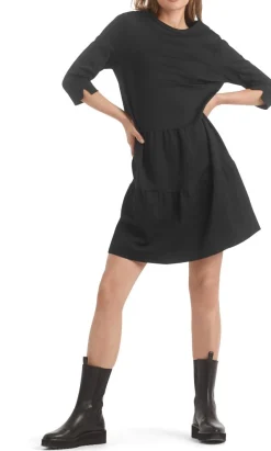 Damen Marc Cain Jerseykleid mit Stufenvolants
