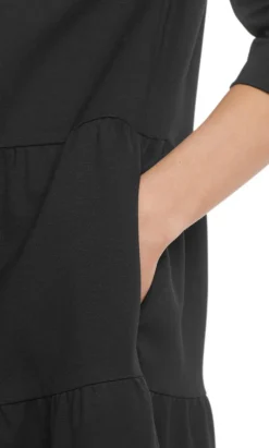 Damen Marc Cain Jerseykleid mit Stufenvolants