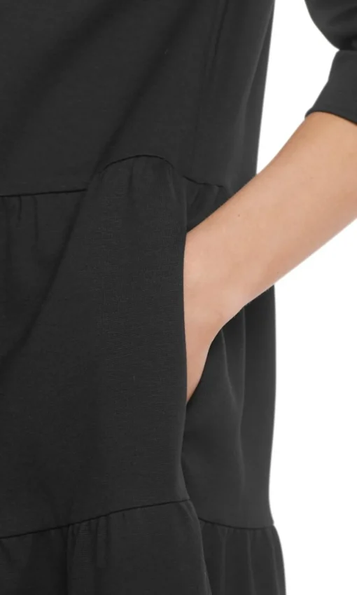 Damen Marc Cain Jerseykleid mit Stufenvolants