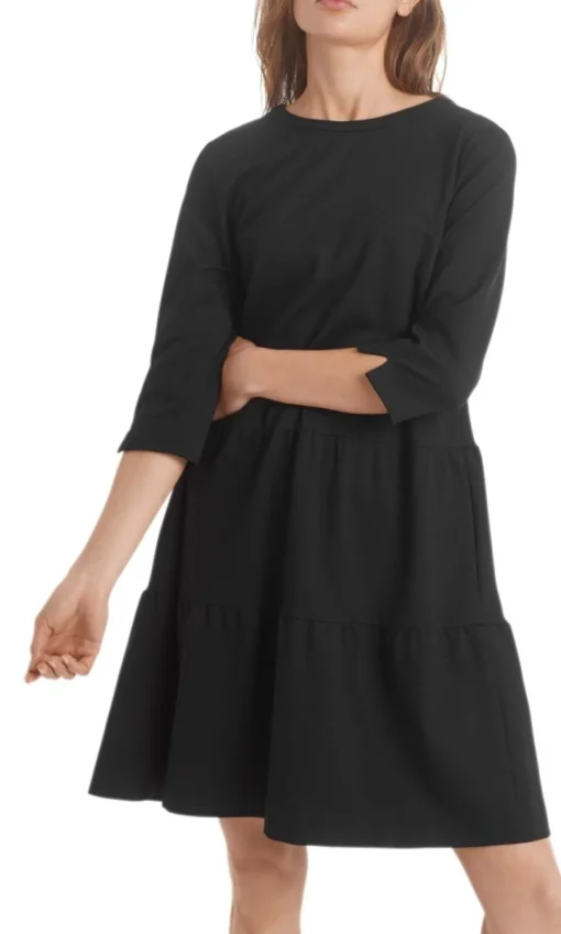 Damen Marc Cain Jerseykleid mit Stufenvolants