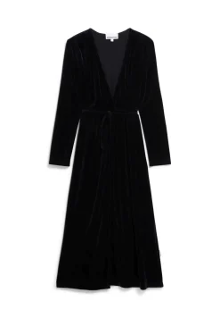 Damen armedangels Jerseykleid Regular Fit aus Samt VERLAAR