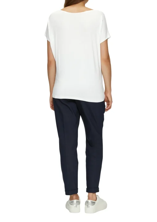 Damen s.Oliver Jerseyshirt mit überschnittenen Schultern