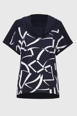 Damen Ribkoff Jersey-Top