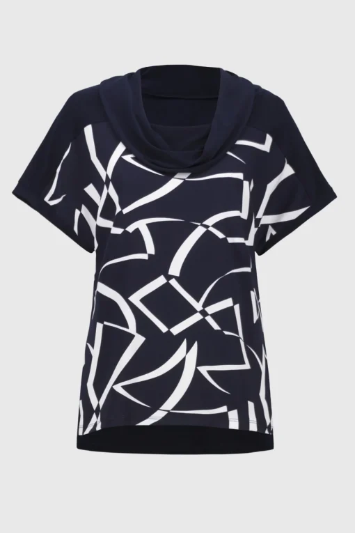 Damen Ribkoff Jersey-Top