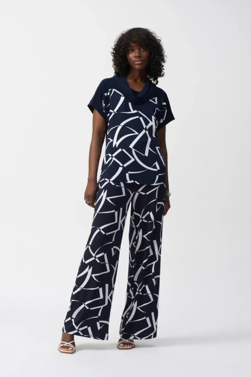 Damen Ribkoff Jersey-Top