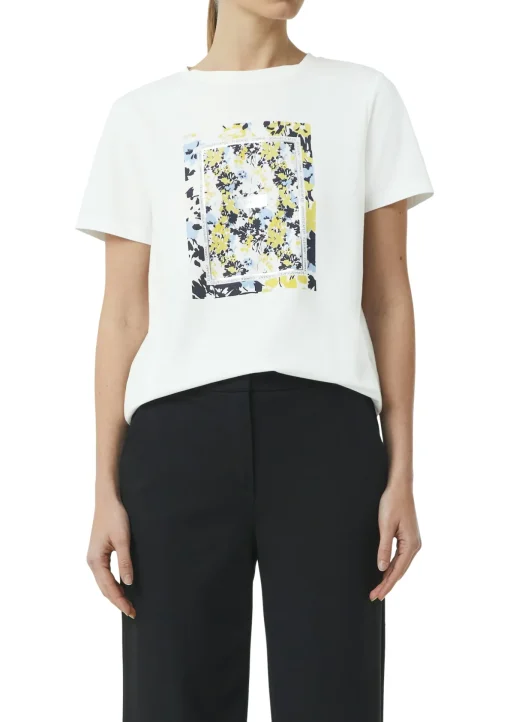 Damen Comma Jersey-T-Shirt mit Artwork