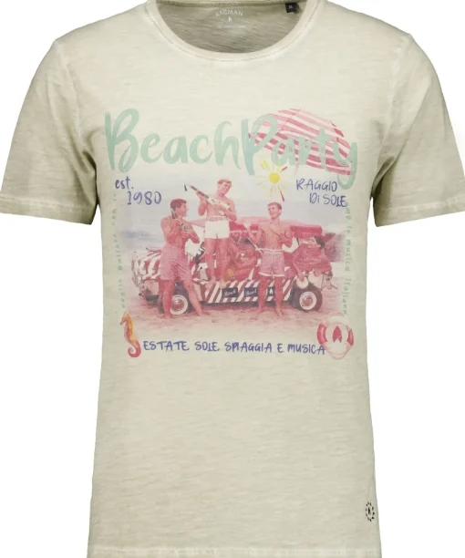 Herren Ragman Jersey-T-Shirt mit Print