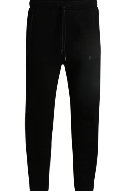 Herren Boss Green Jogginghose aus Baumwoll-Mix mit spiegelndem Logo