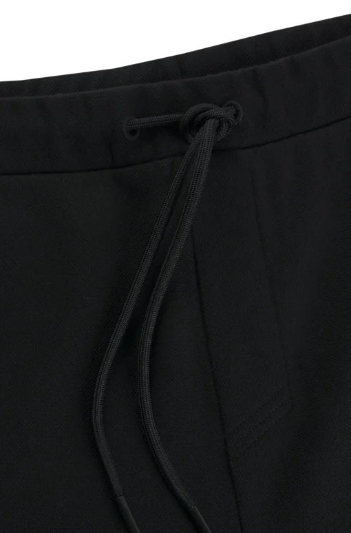 Herren Boss Green Jogginghose aus Baumwoll-Mix mit spiegelndem Logo