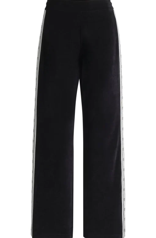 Damen Hugo Red Jogginghose aus Velours