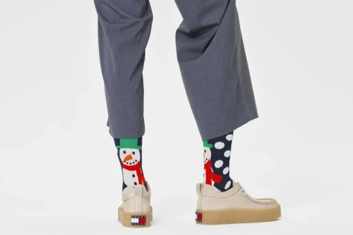 Damen Happy Socks JUMBO SNOWMAN SOCK