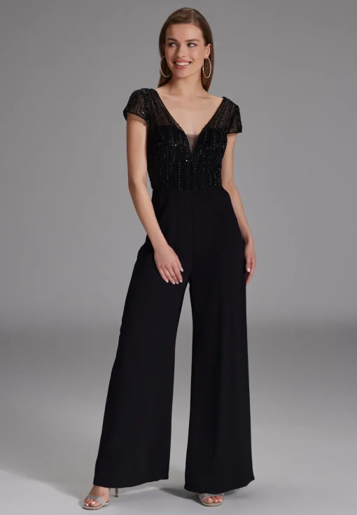 Damen Hey Kyla Jumpsuit mit Stickerei und kleinem Ärmelansatz