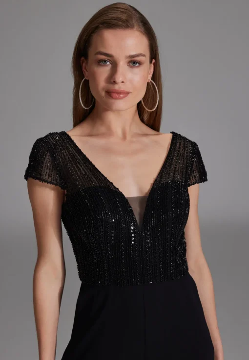 Damen Hey Kyla Jumpsuit mit Stickerei und kleinem Ärmelansatz