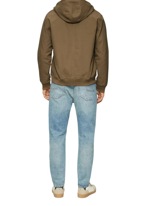 Herren s.Oliver Kapuzenjacke aus robustem Canvas