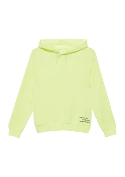 Kinder s.Oliver Kapuzen-Sweatshirt aus Baumwollmix mit Print-Details