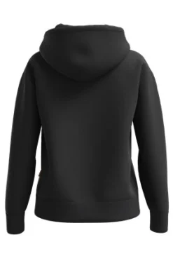 Damen Boss KAPUZEN-SWEATSHIRT Edelight AUS BAUMWOLLE-TERRY MIT KONTRASTIERENDEM LOGO