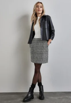 Damen Street One Karierter Bouclé-Rock
