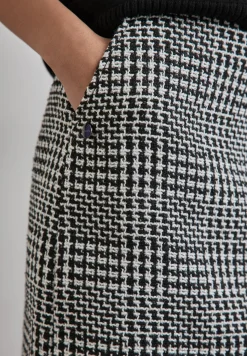 Damen Street One Karierter Bouclé-Rock