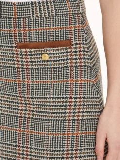 Damen Tommy Hilfiger Karierter Tweed-Minirock mit Wolle