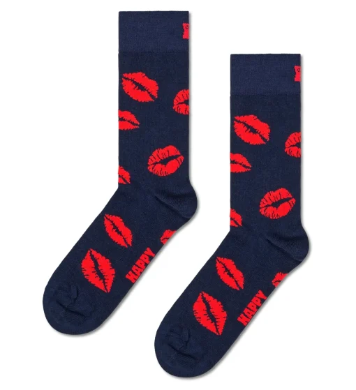 Damen Happy Socks Kisses Sock