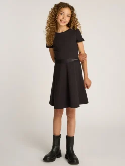 Kinder Calvin Klein Kleid aus Viskose-Mix