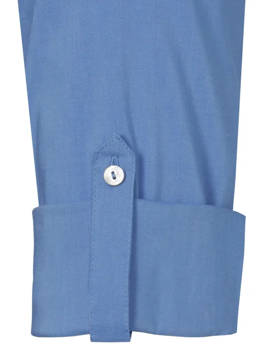 Damen Frapp Kleid Hemdkragen