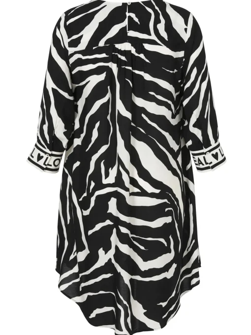 Damen Via Appia Due Kleid mit V-Ausschnitt