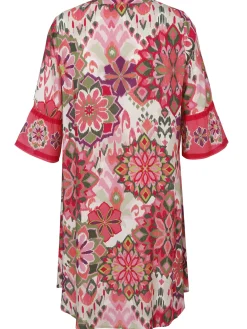 Damen Via Appia Due Kleid mit V-Ausschnitt