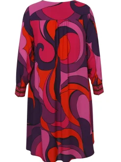Damen Via Appia Due Kleid mit V-Ausschnitt