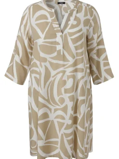 Damen Frapp Kleid V-Ausschnitt