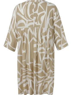 Damen Frapp Kleid V-Ausschnitt