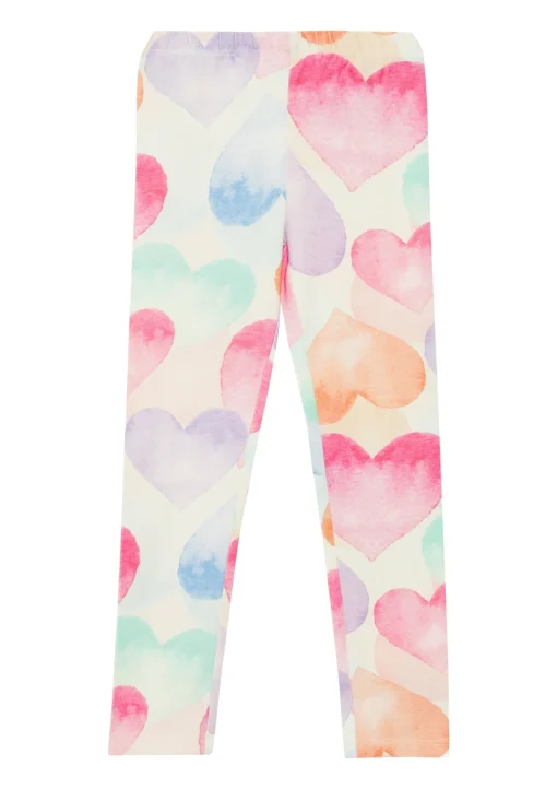 Kinder s.Oliver Knöchellange Slim-Fit-Leggings mit All-over-Print