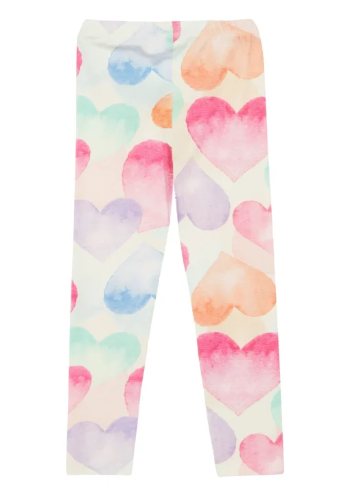 Kinder s.Oliver Knöchellange Slim-Fit-Leggings mit All-over-Print