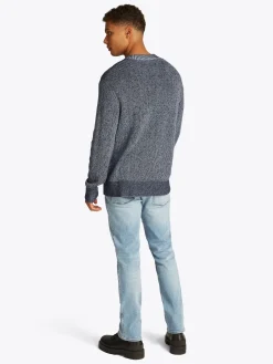 Herren Tommy Jeans Kontrast Strickpullover