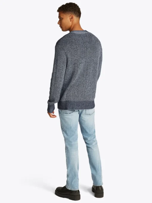 Herren Tommy Jeans Kontrast Strickpullover