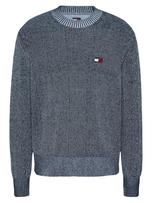 Herren Tommy Jeans Kontrast Strickpullover