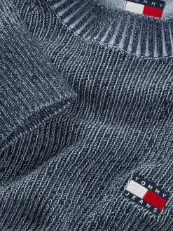Herren Tommy Jeans Kontrast Strickpullover